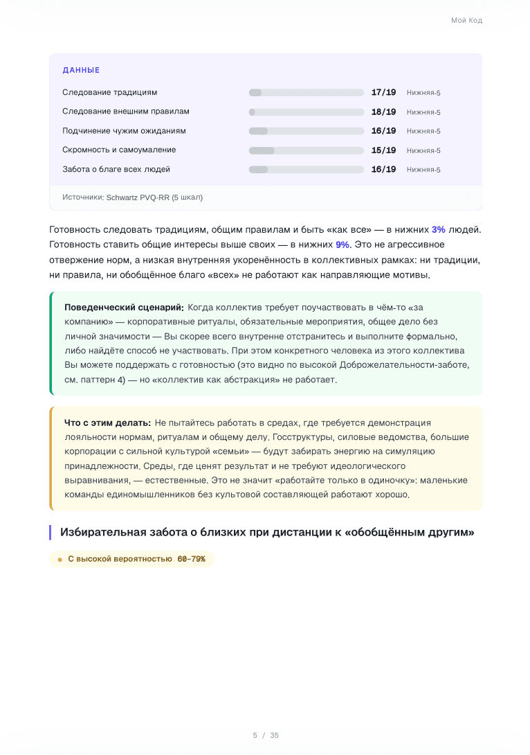 Страница 3 примера отчёта